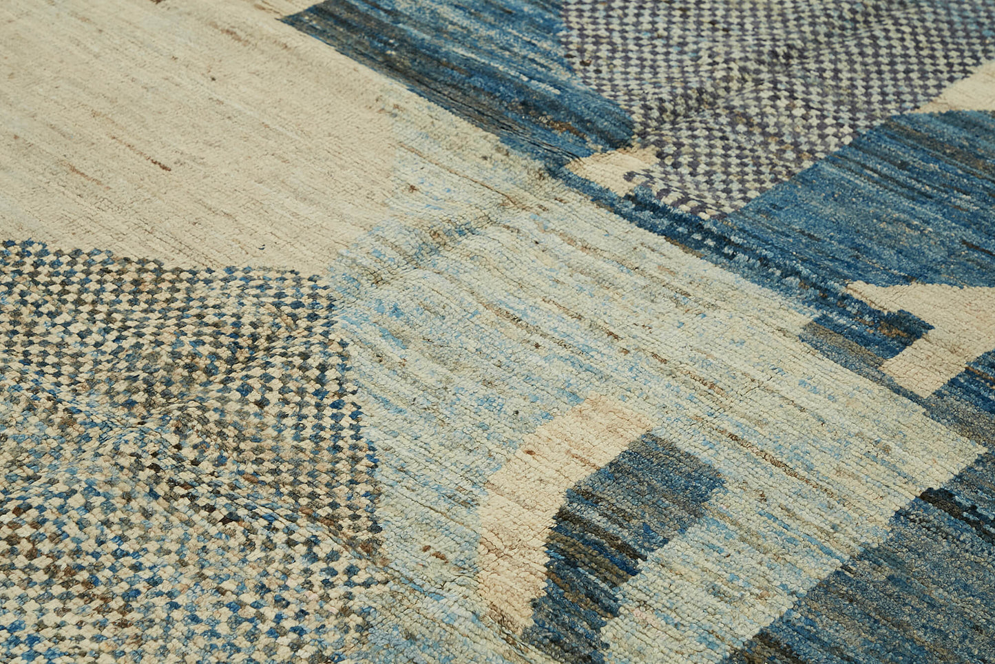 9x12 Blue Modern Tribal Rug - 45584