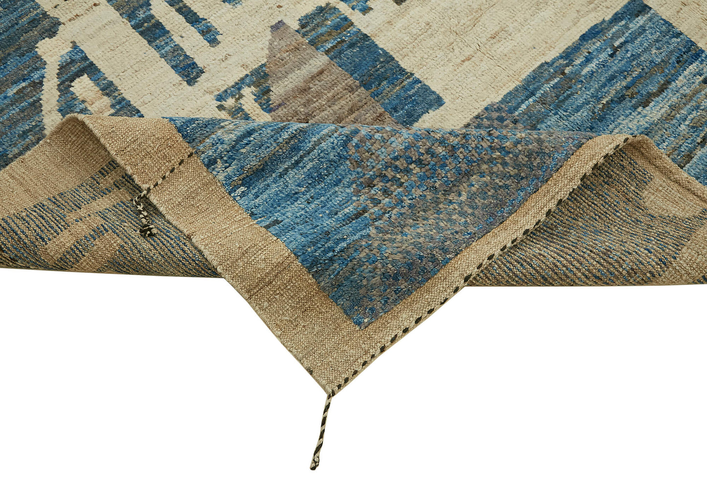 9x12 Blue Modern Tribal Rug - 45584