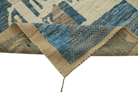 9x12 Blue Modern Tribal Rug - 45584