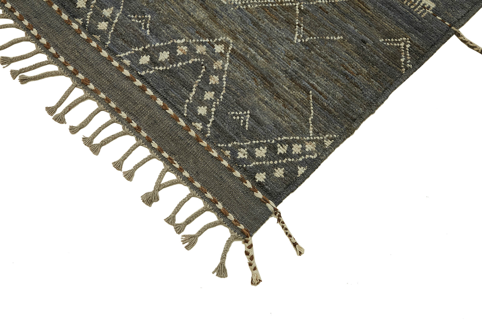 9x12 Grey Modern Tribal Rug - 45587