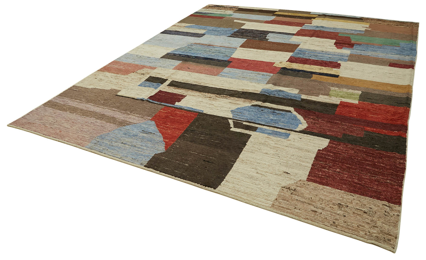 10x13 Multicolor Modern Tribal Rug - 45588