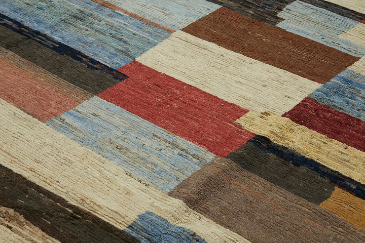 10x13 Multicolor Modern Tribal Rug - 45588