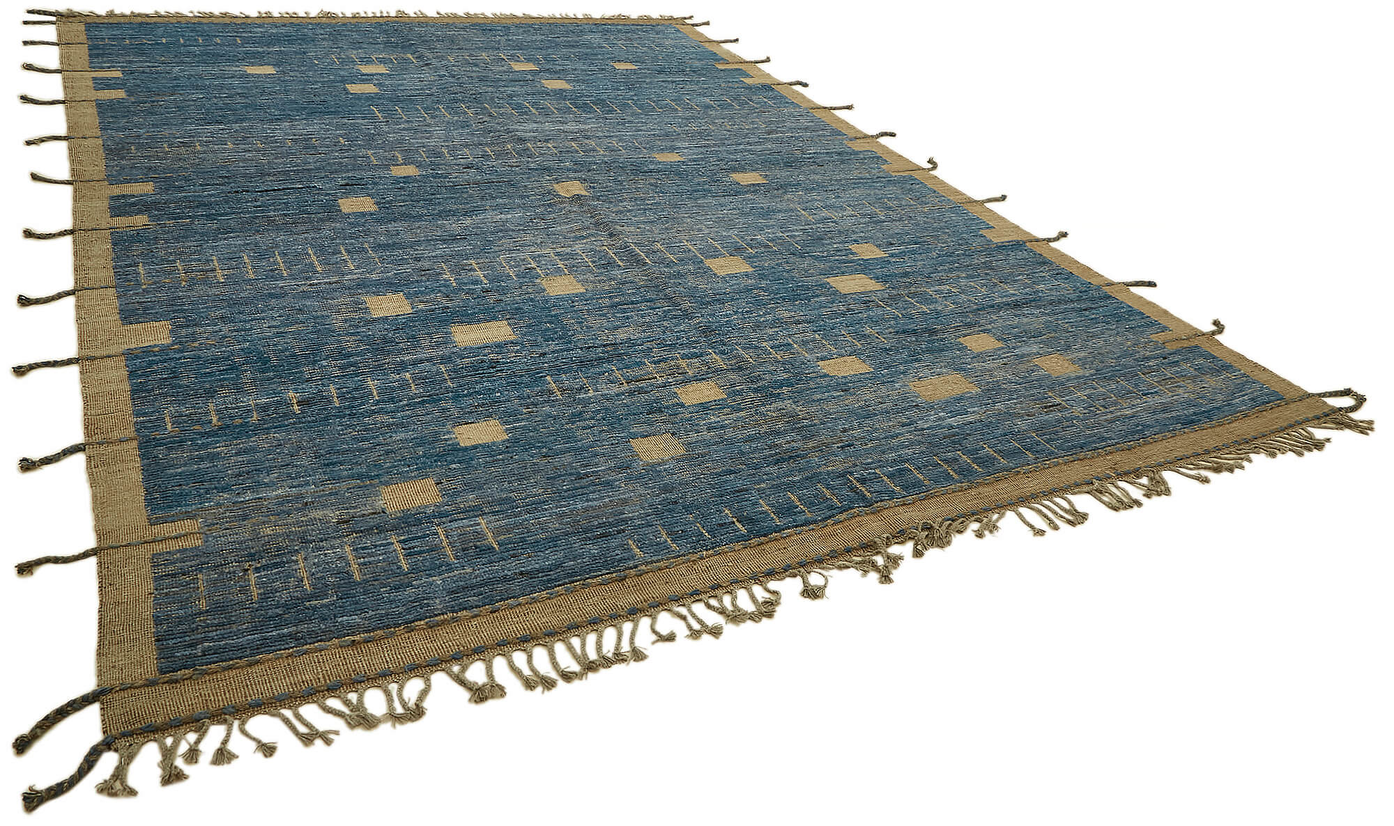 9x12 Blue Modern Tribal Rug - 45592