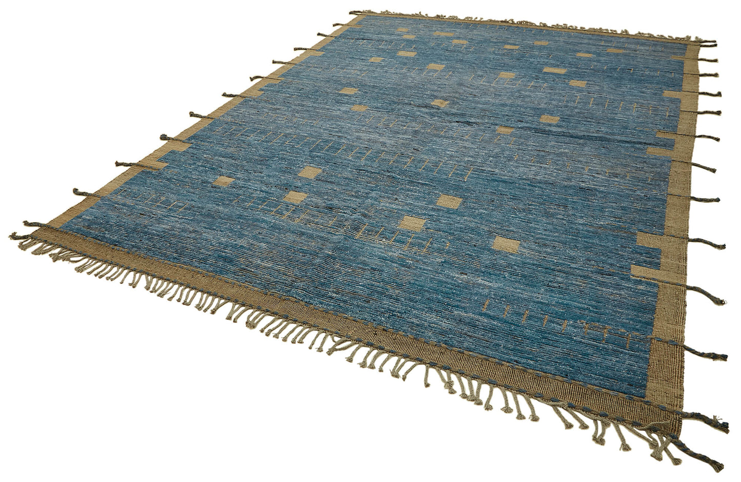 9x12 Blue Modern Tribal Rug - 45592