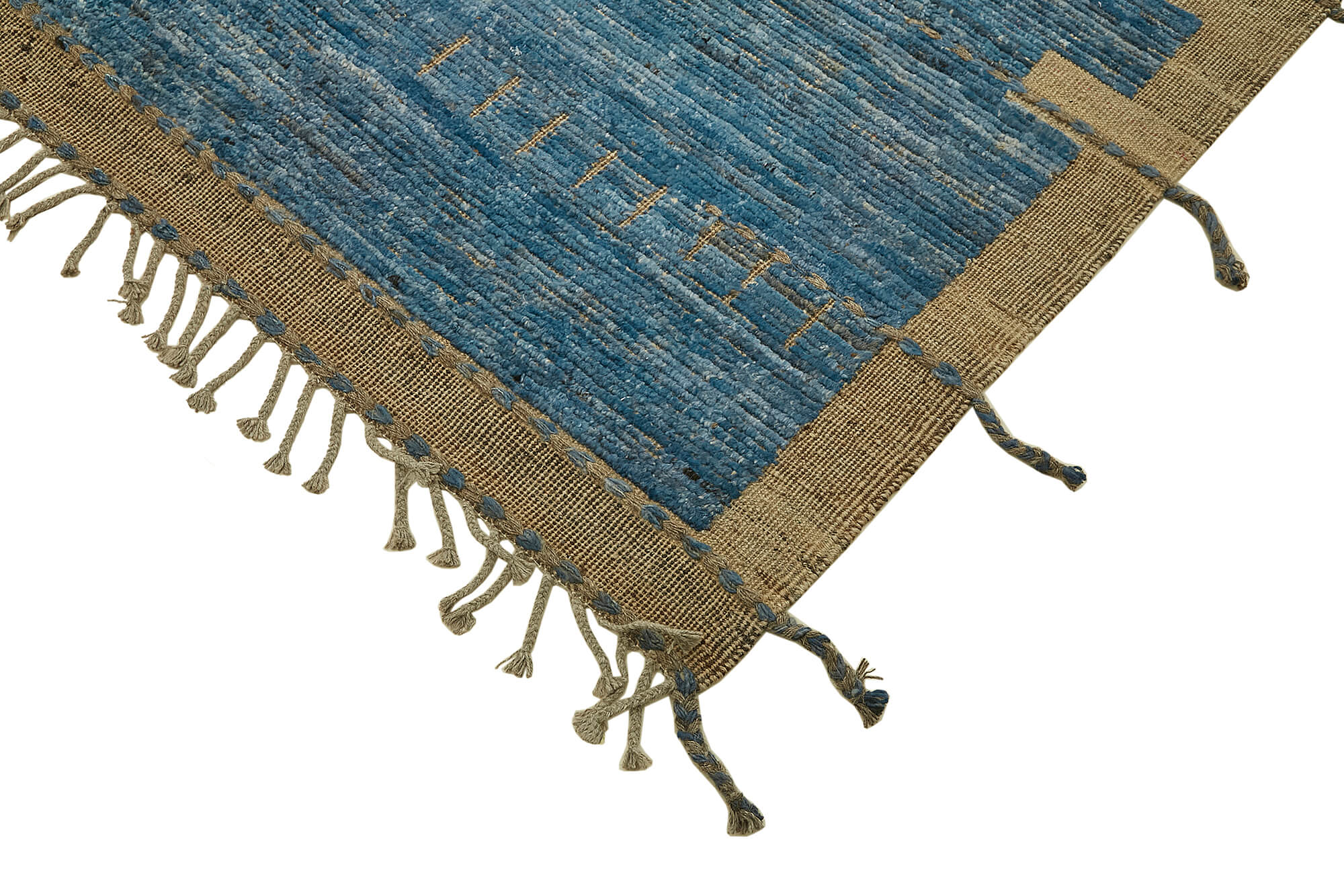 9x12 Blue Modern Tribal Rug - 45592