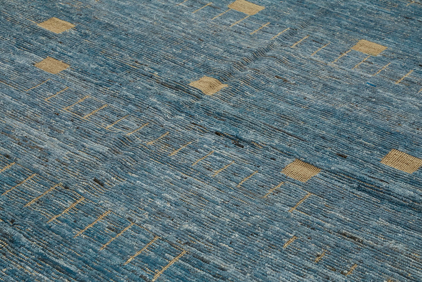 9x12 Blue Modern Tribal Rug - 45592