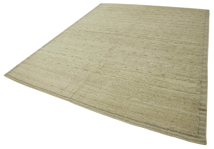 9x12 Beige Modern Tribal Rug - 45595