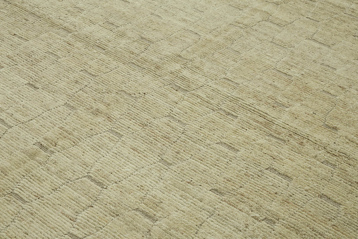 9x12 Beige Modern Tribal Rug - 45595