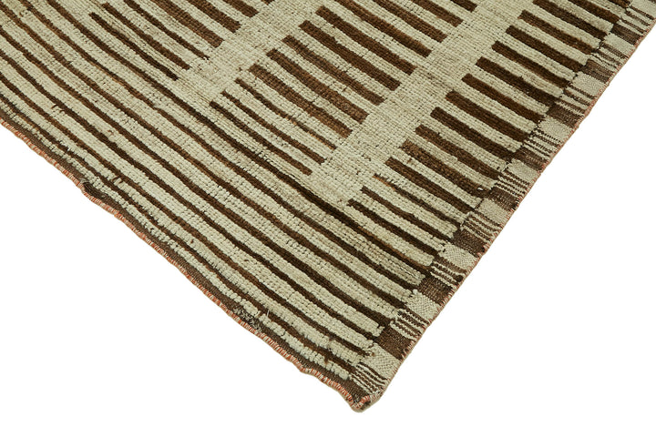 7x11 Beige Modern Tribal Rug - 45597