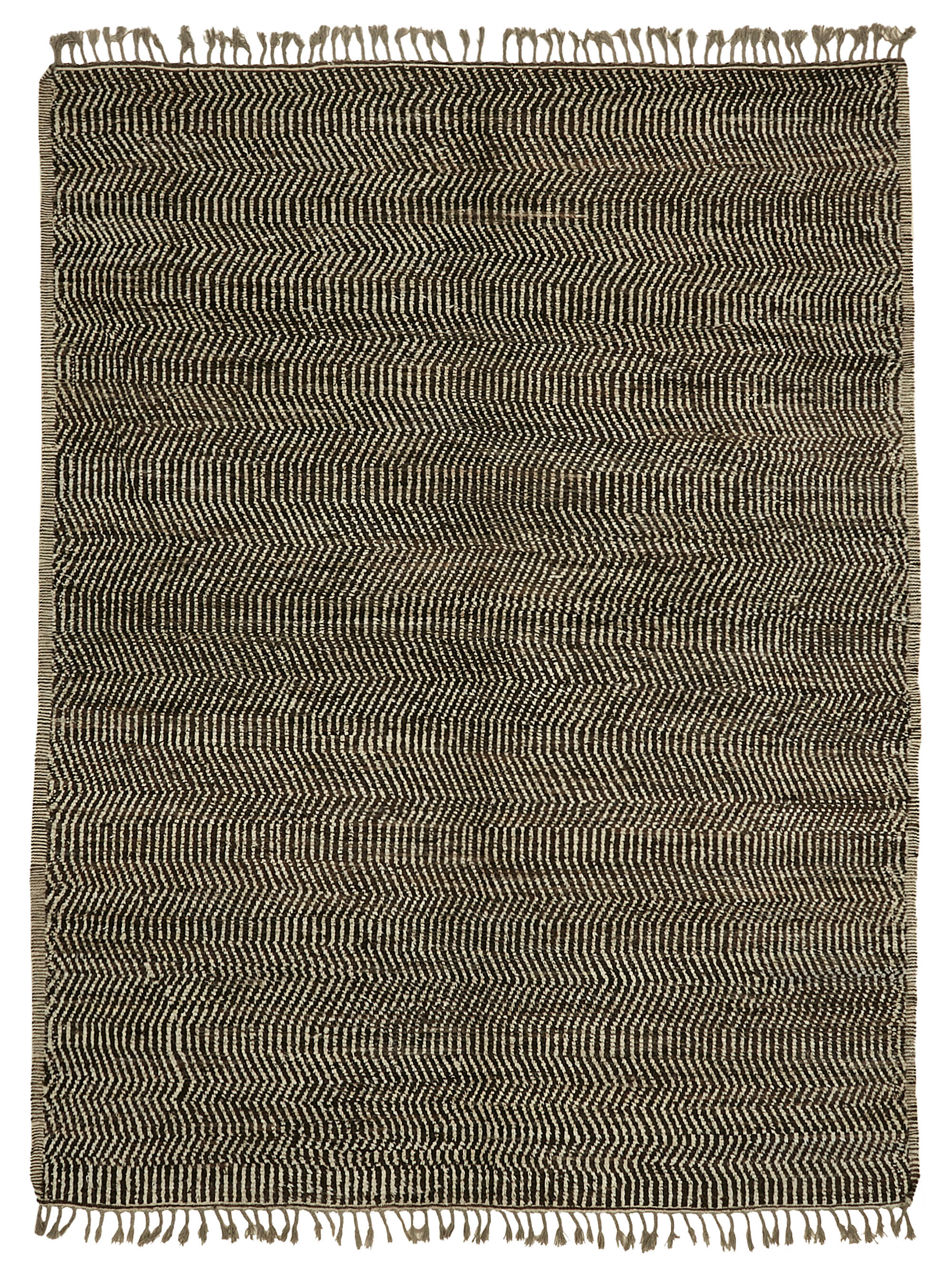 10x13 Brown Modern Tribal Rug - 45598