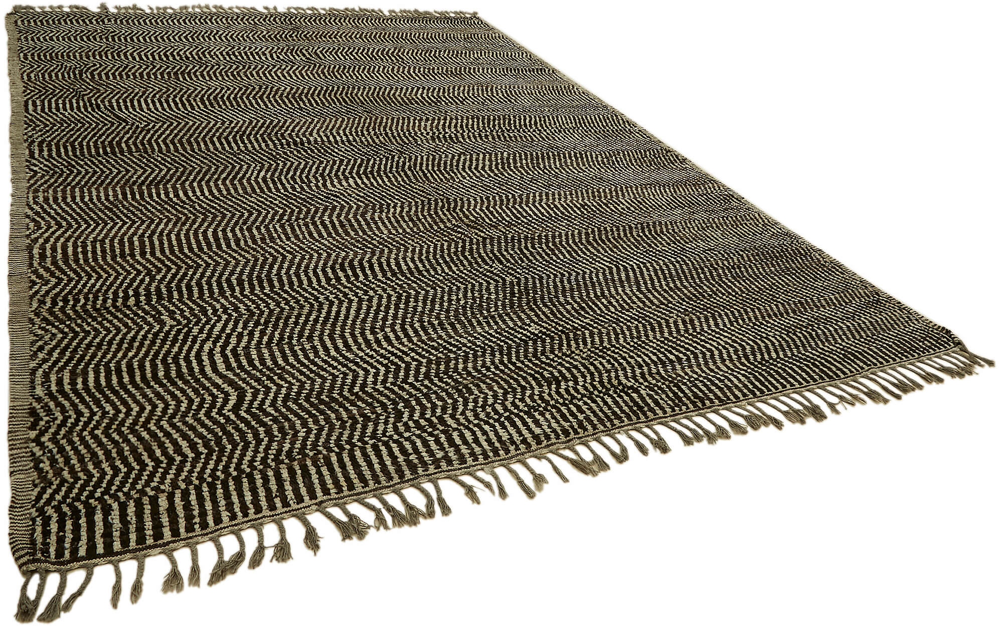 10x13 Brown Modern Tribal Rug - 45598