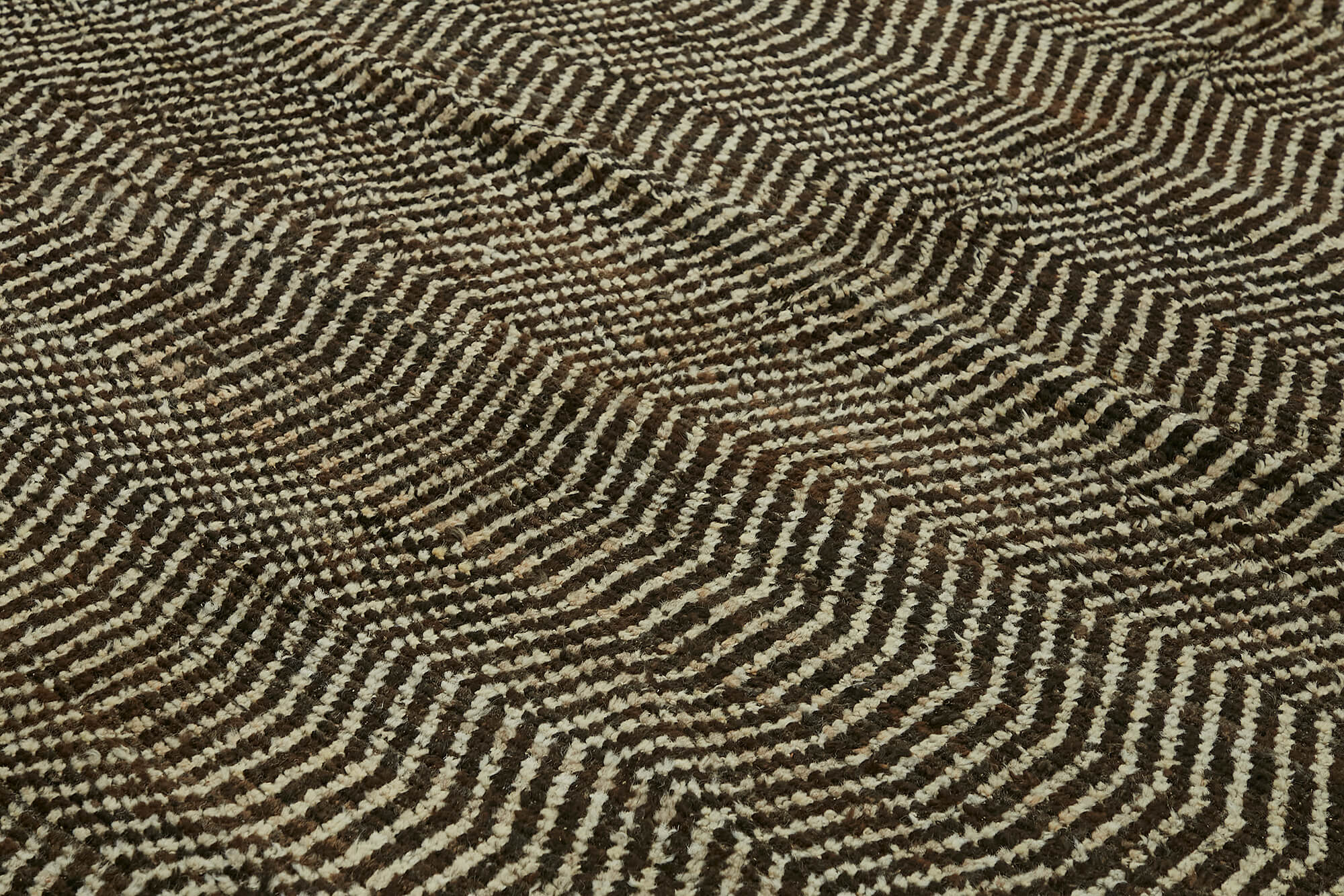 10x13 Brown Modern Tribal Rug - 45598