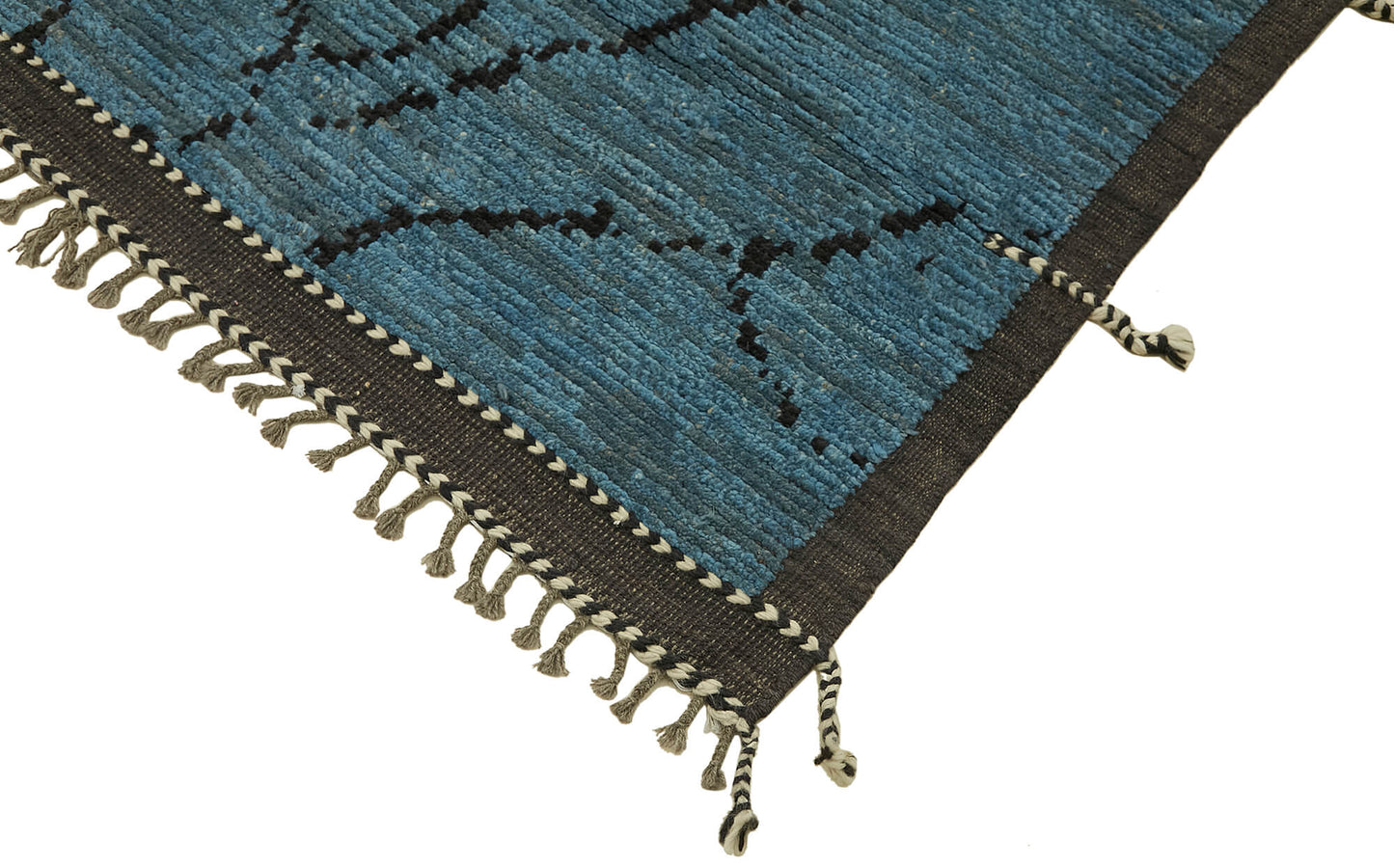 8x10 Blue Modern Tribal Rug - 45603