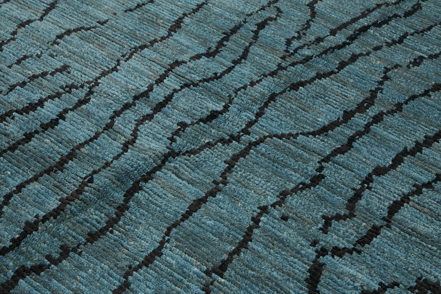 8x10 Blue Modern Tribal Rug - 45603