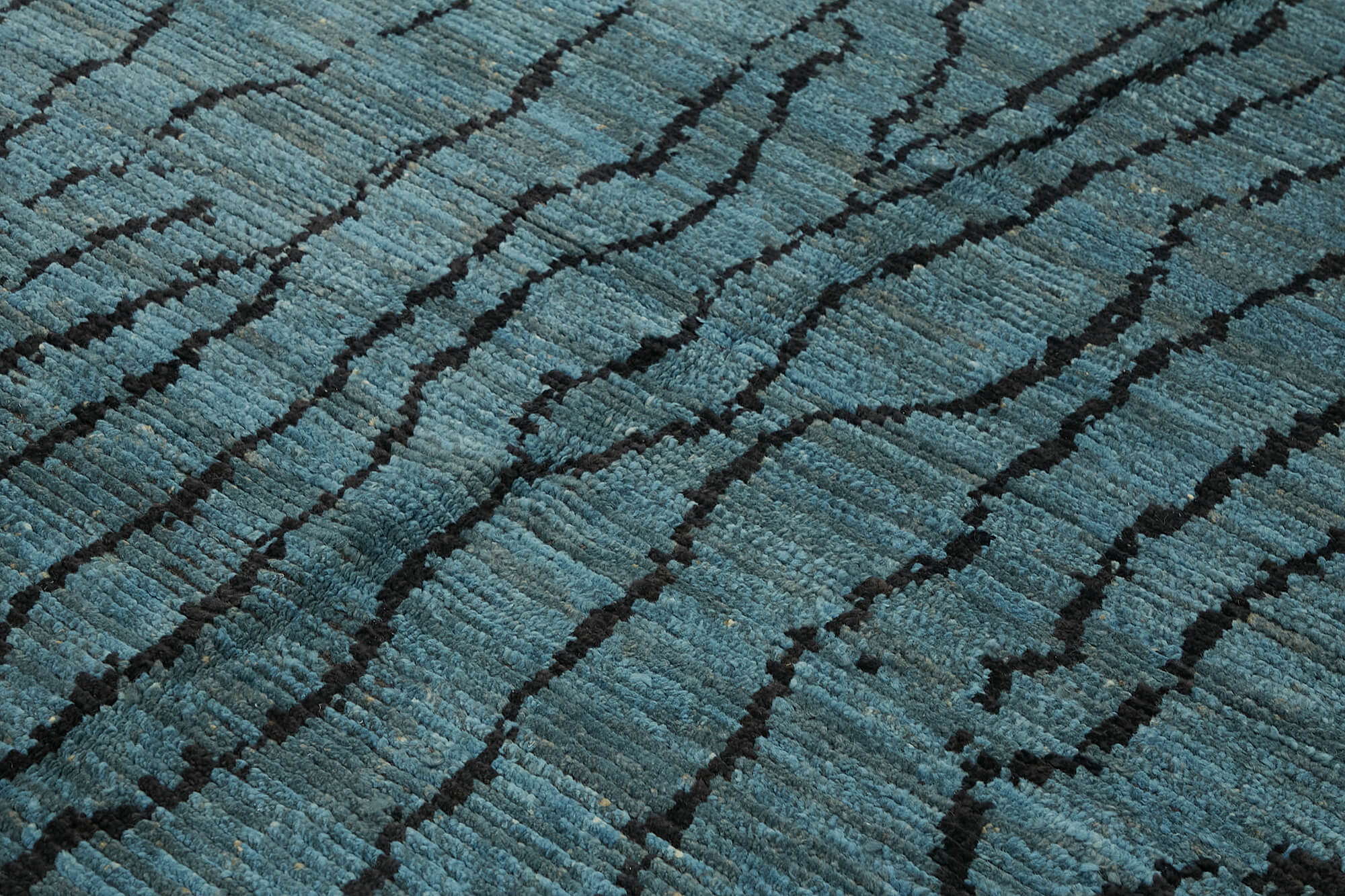 8x10 Blue Modern Tribal Rug - 45603