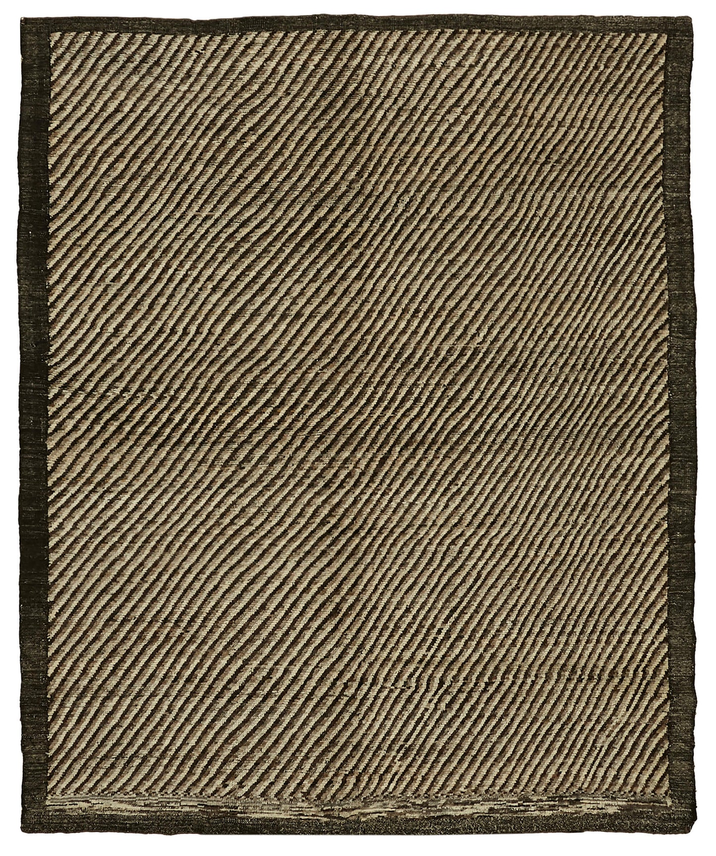 9x11 Brown Modern Tribal Rug - 45604