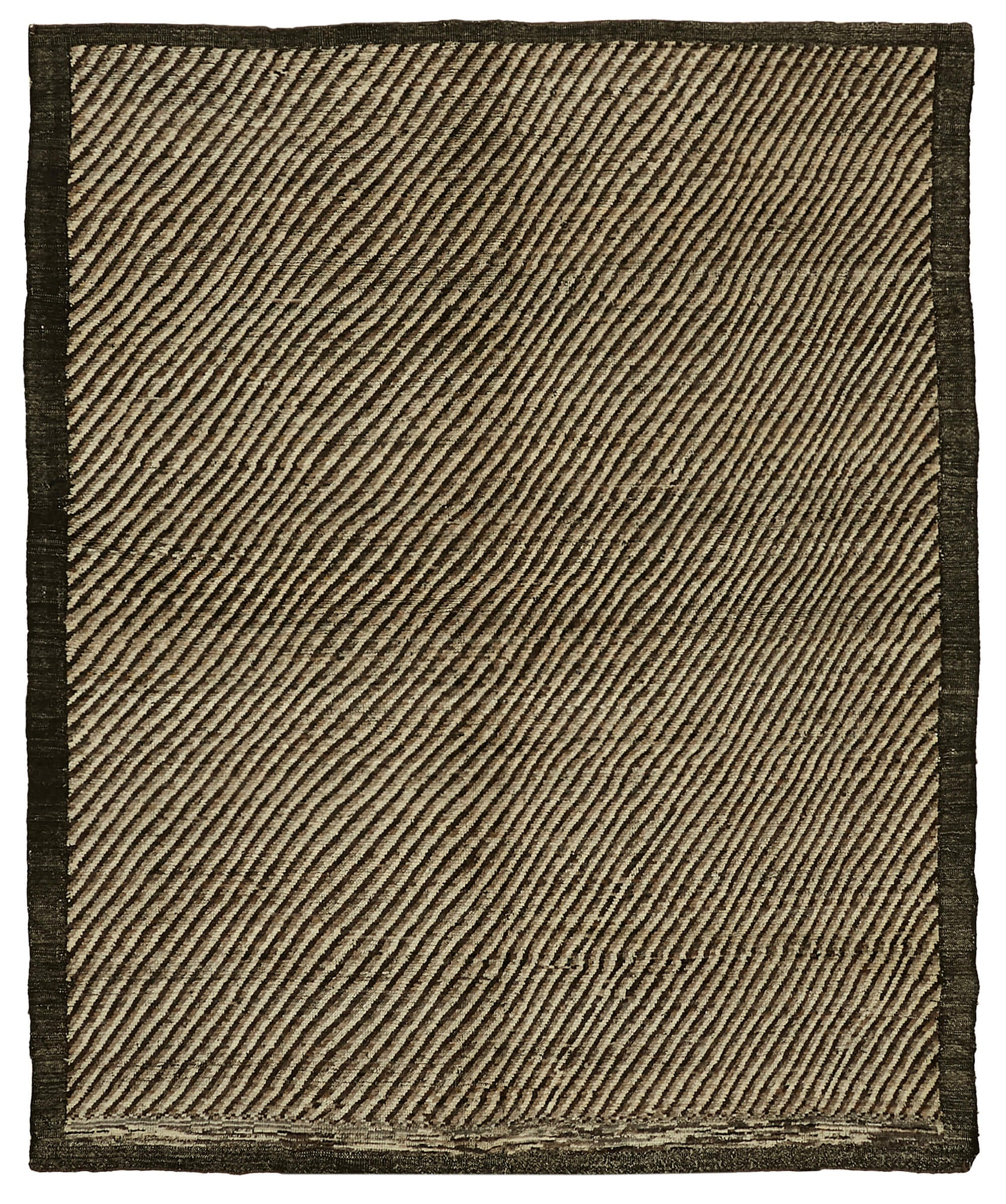 9x11 Brown Modern Tribal Rug - 45604