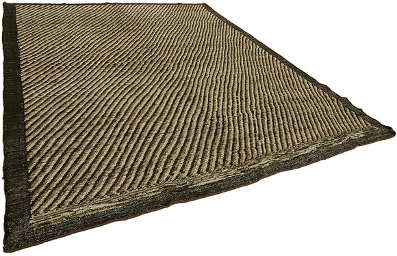 9x11 Brown Modern Tribal Rug - 45604
