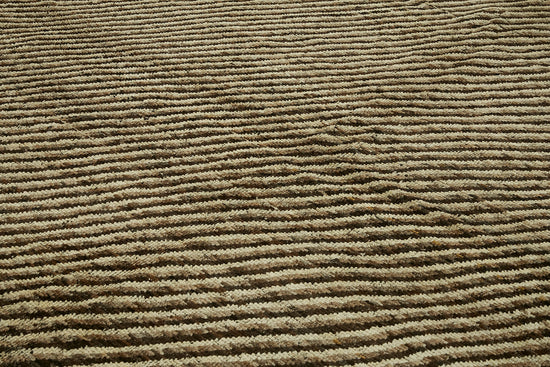 9x11 Brown Modern Tribal Rug - 45604