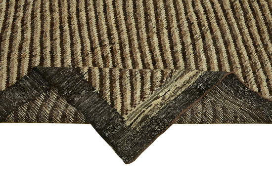 9x11 Brown Modern Tribal Rug - 45604