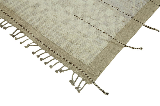 9x12 Beige Modern Tribal Rug - 45614