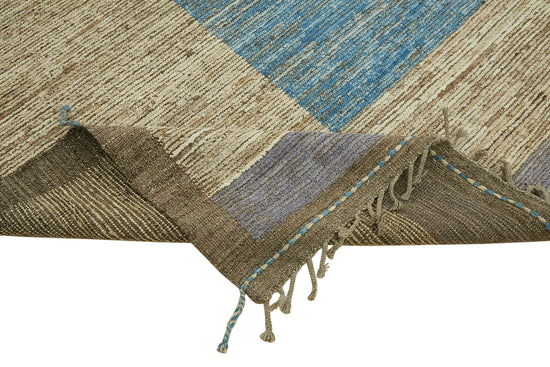 9x12 Beige Modern Tribal Rug - 45623