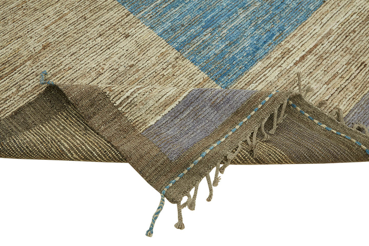 9x12 Beige Modern Tribal Rug - 45623