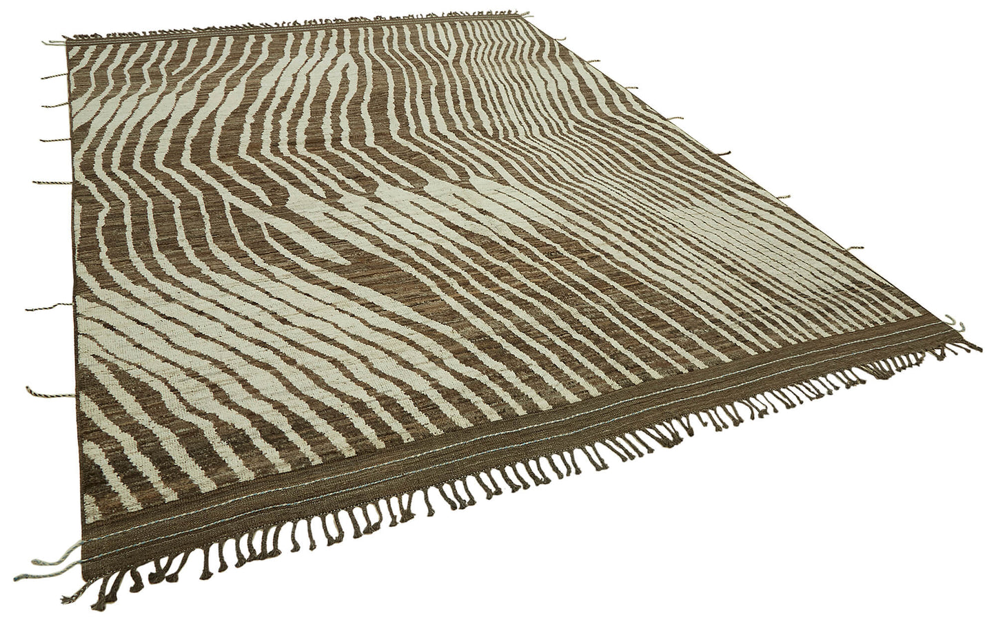 9x12 Brown Modern Tribal Rug - 45626