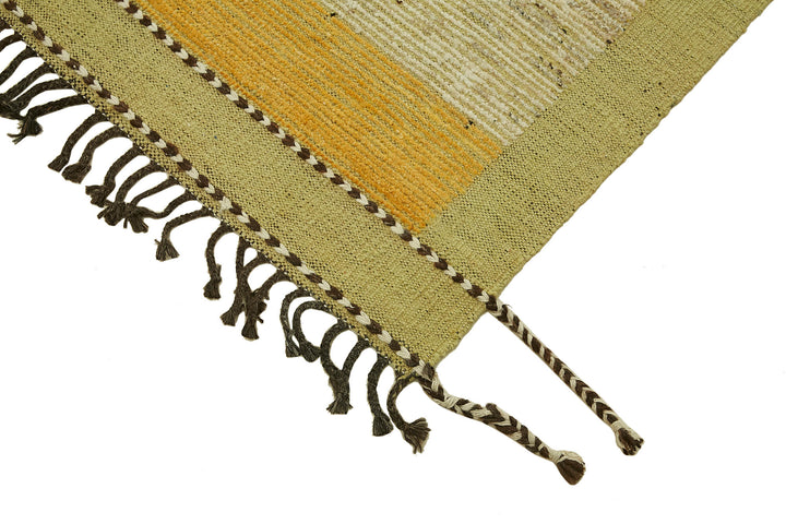10x13 Beige Modern Tribal Rug - 45627