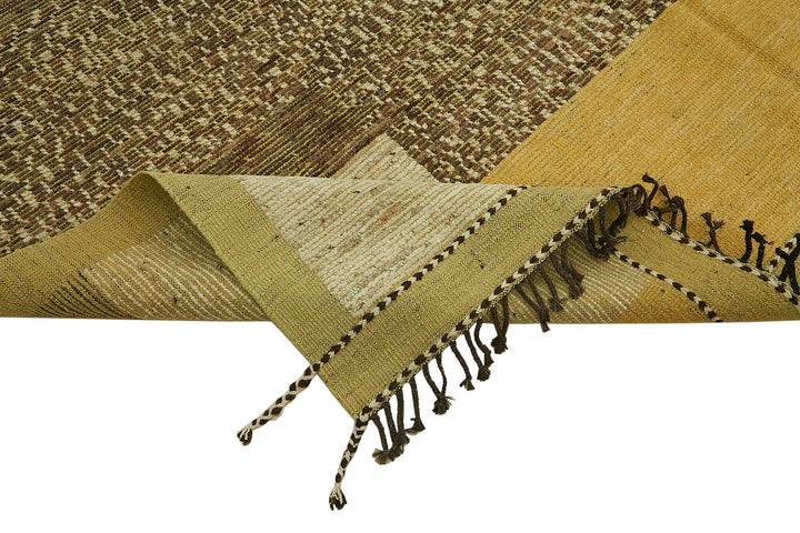10x13 Beige Modern Tribal Rug - 45627