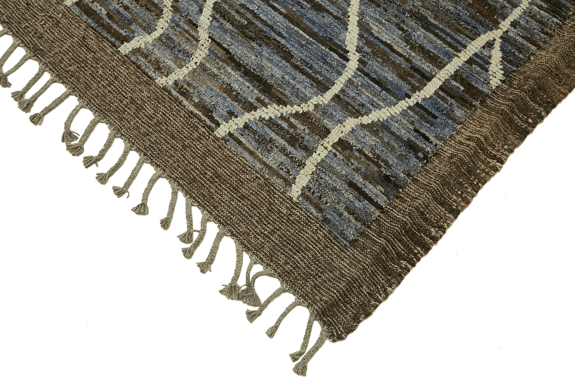 10x14 Brown Modern Tribal Rug - 45630
