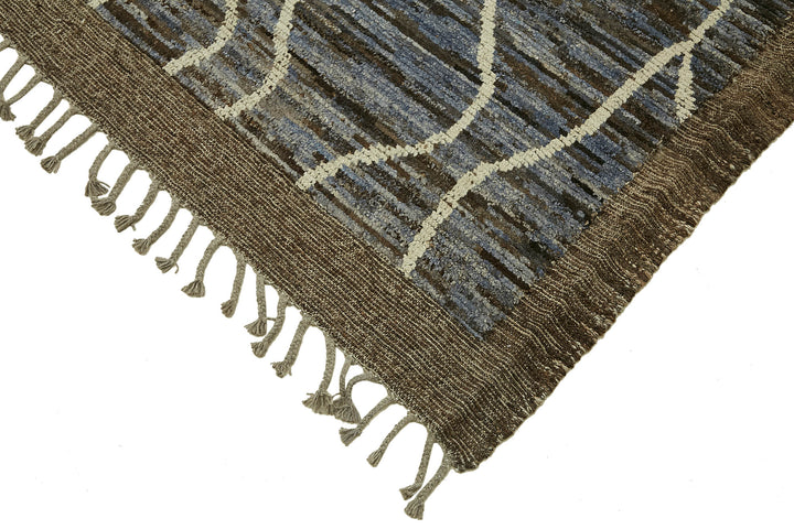 10x14 Brown Modern Tribal Rug - 45630