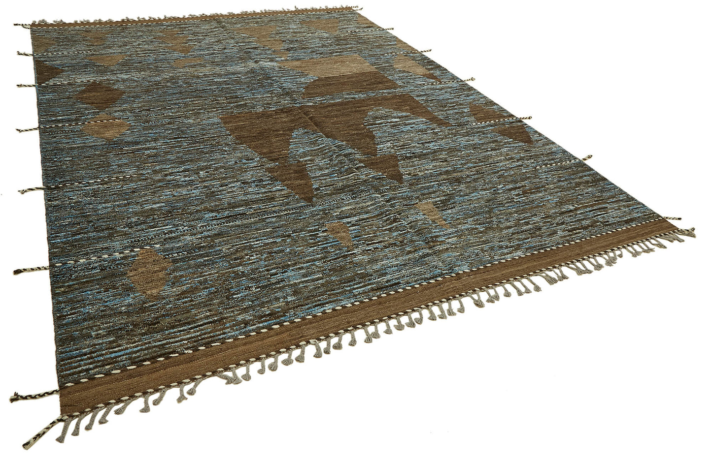 9x12 Brown Modern Tribal Rug - 45633