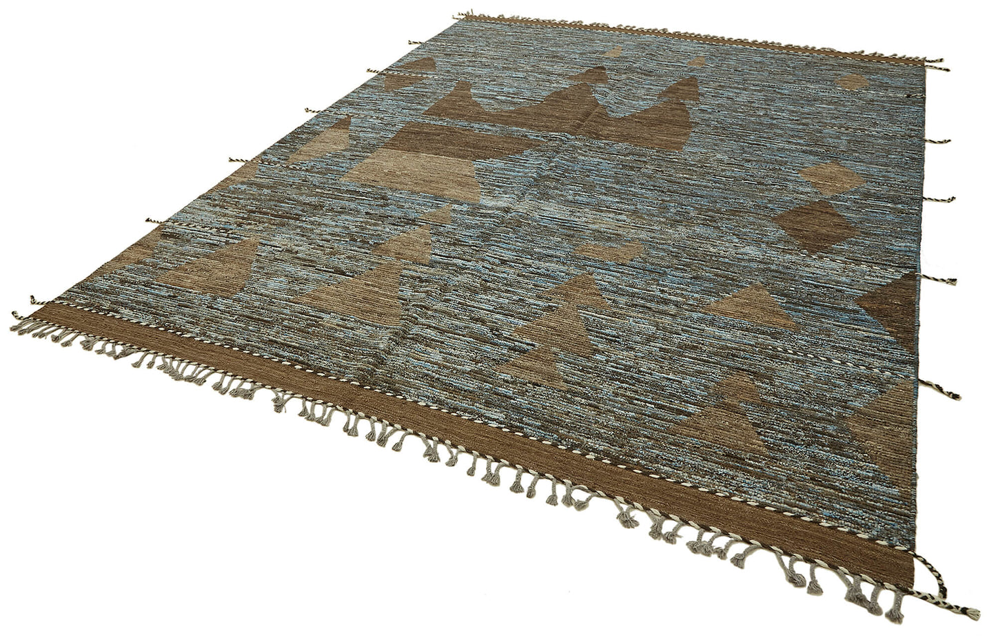 9x12 Brown Modern Tribal Rug - 45633