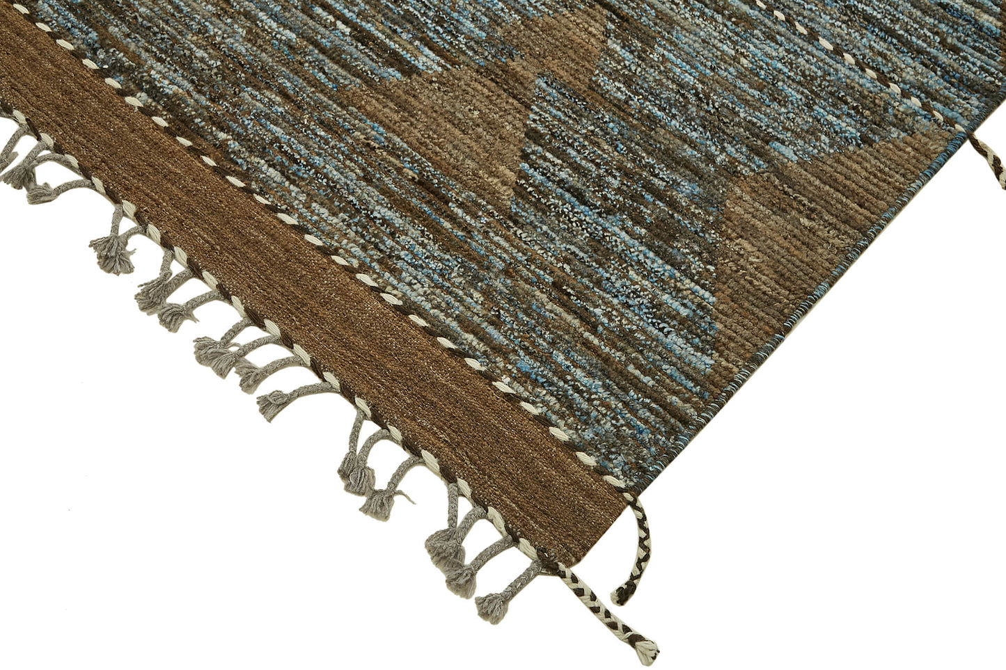 9x12 Brown Modern Tribal Rug - 45633