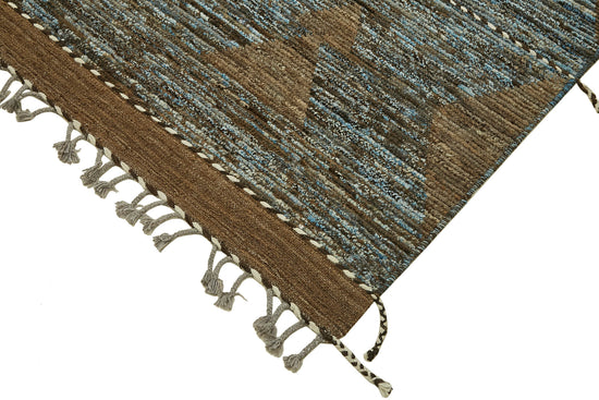 9x12 Brown Modern Tribal Rug - 45633