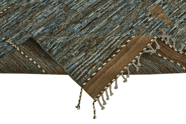 9x12 Brown Modern Tribal Rug - 45633