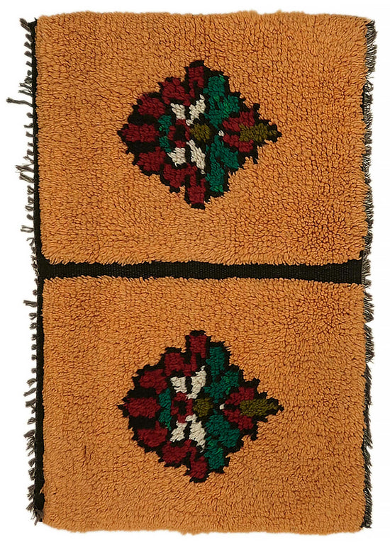 3x3 Orange Vintage Tulu Rug - 45638