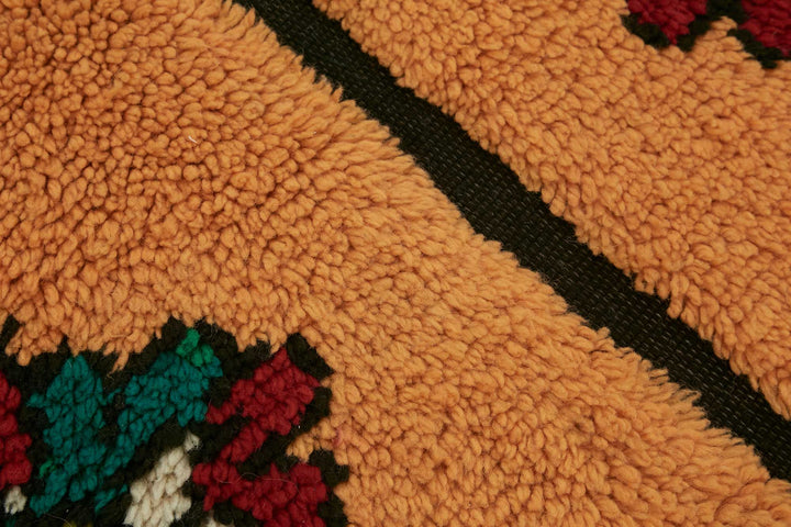 3x3 Orange Vintage Tulu Rug - 45638