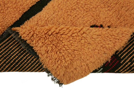 3x3 Orange Vintage Tulu Rug - 45638