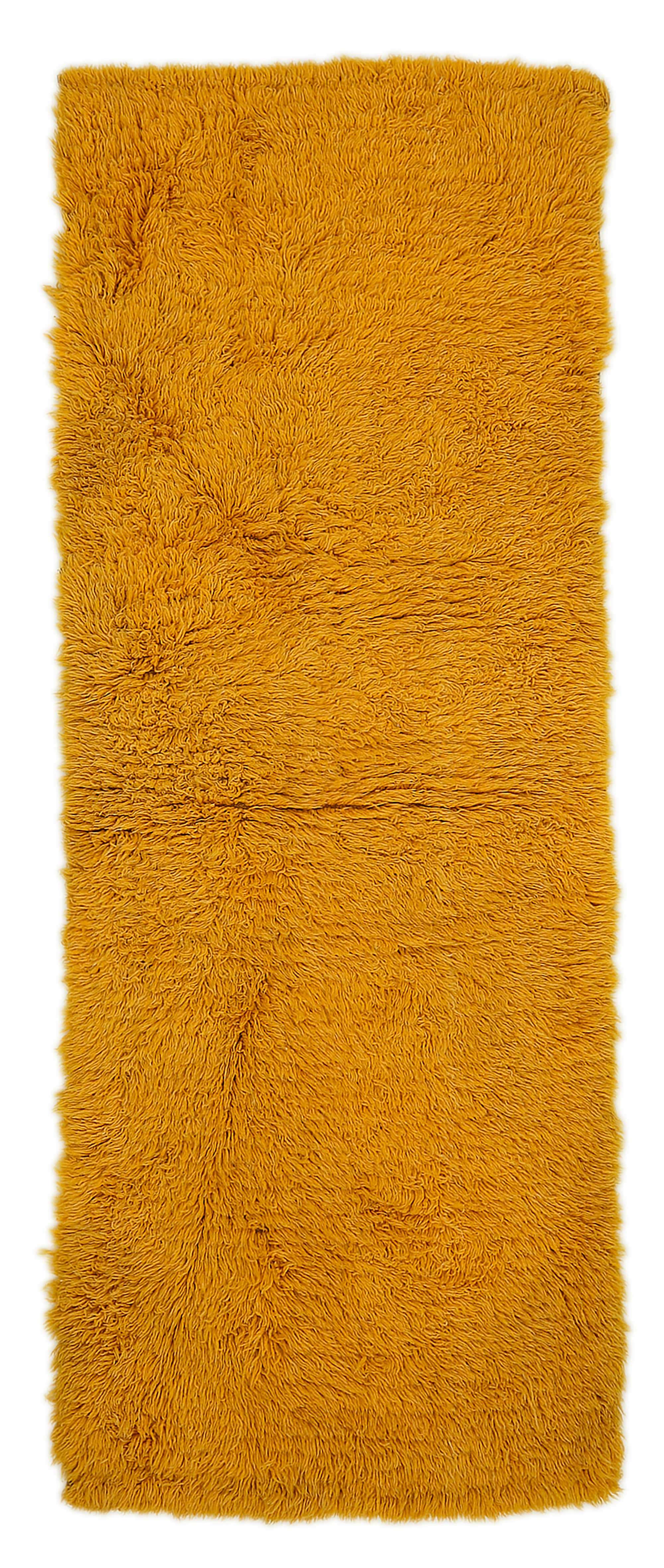 3x7 Yellow Vintage Tulu Rug - 45651