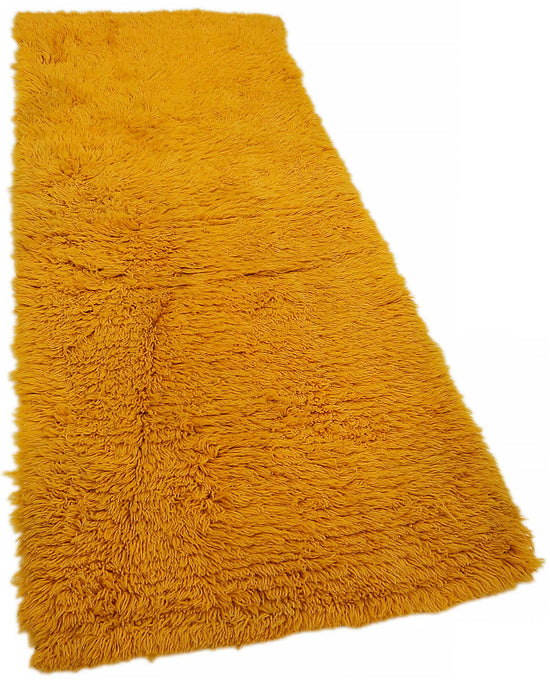 3x7 Yellow Vintage Tulu Rug - 45651