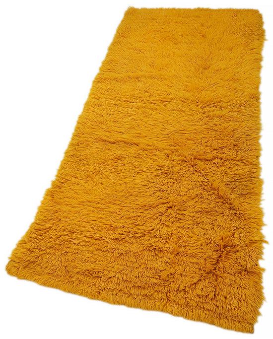 3x7 Yellow Vintage Tulu Rug - 45651