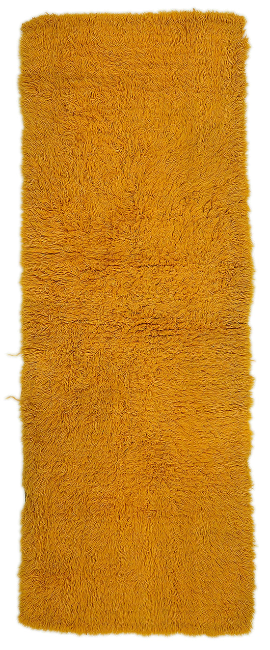2x7 Yellow Vintage Tulu Rug - 45652