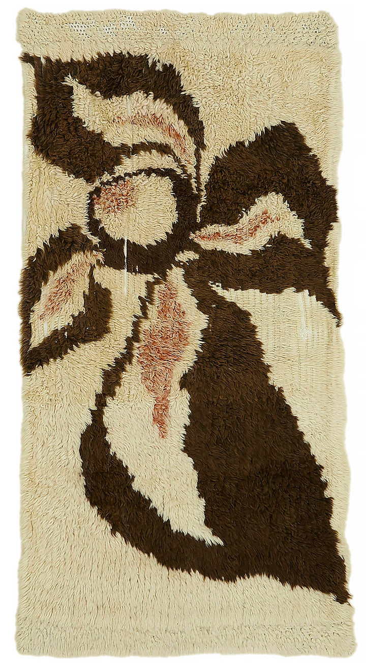 3x6 Beige Vintage Tulu Rug - 45657