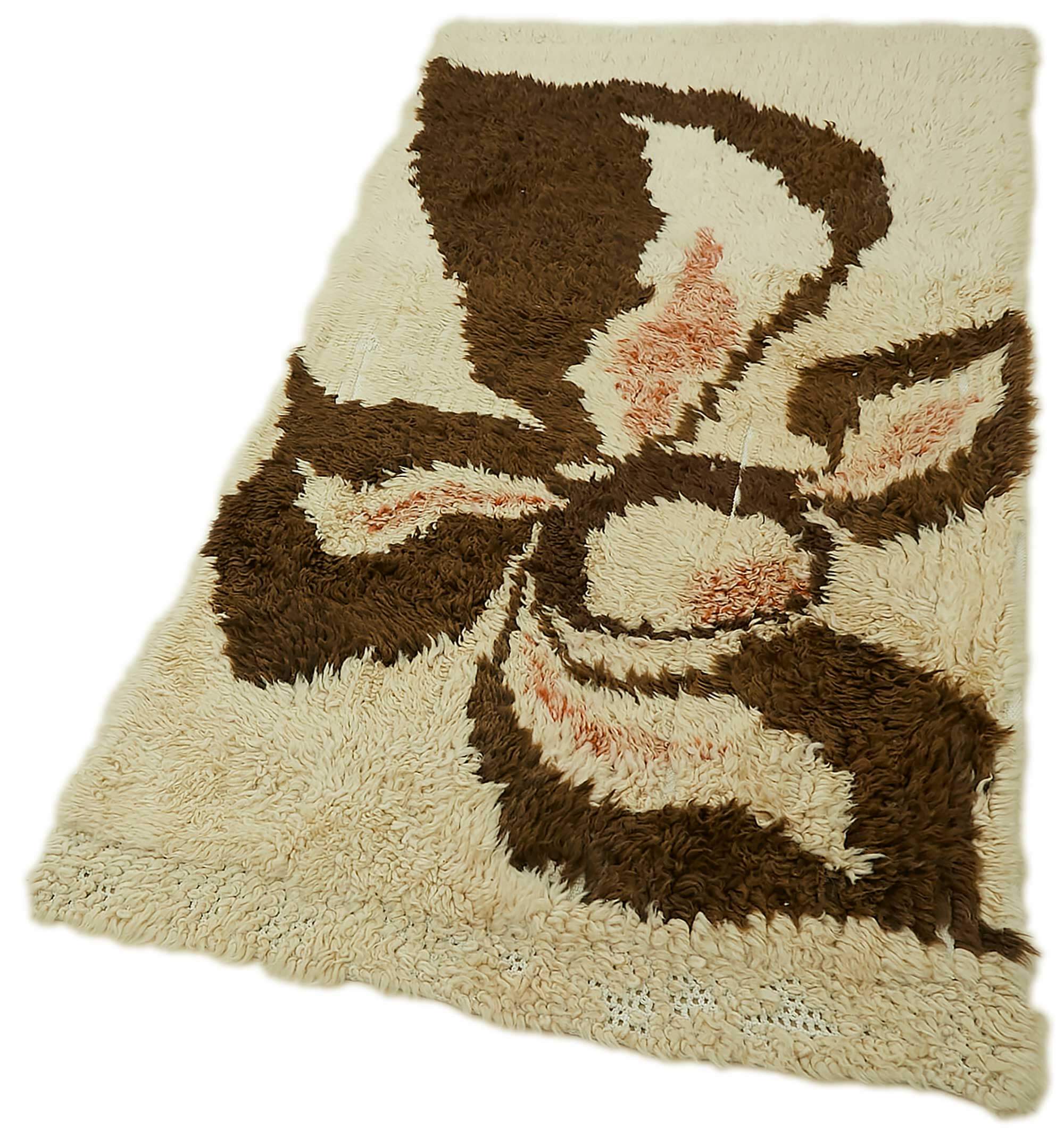 3x6 Beige Vintage Tulu Rug - 45657