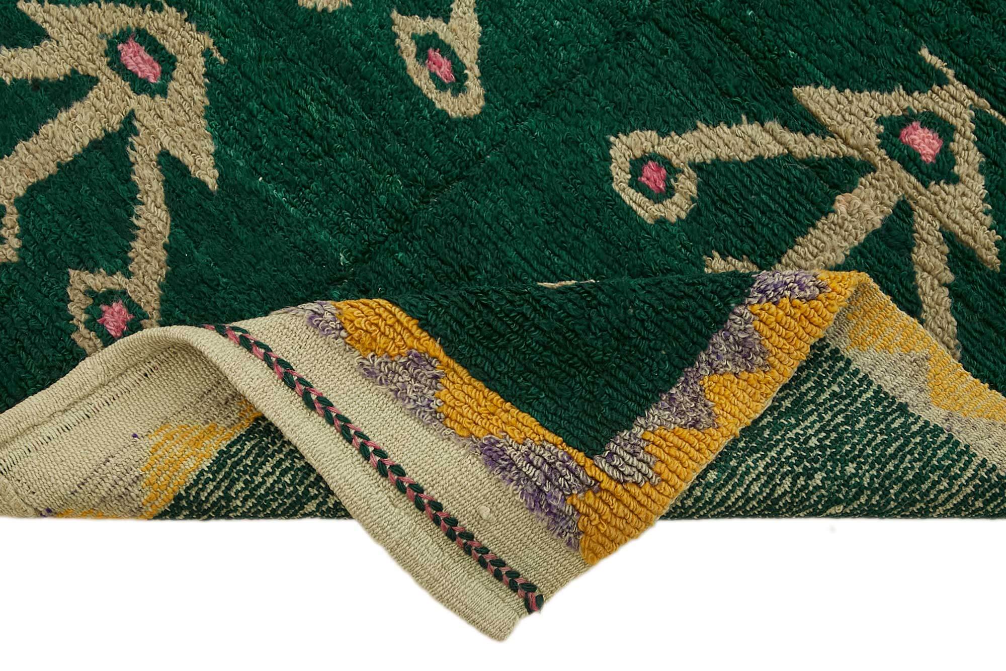 3x4 Green Vintage Tulu Rug - 45660