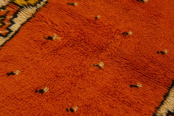 4x7 Orange Vintage Tulu Rug - 45661