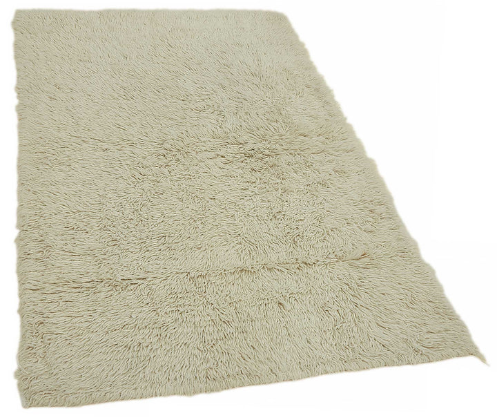4x6 White Vintage Tulu Rug - 45665
