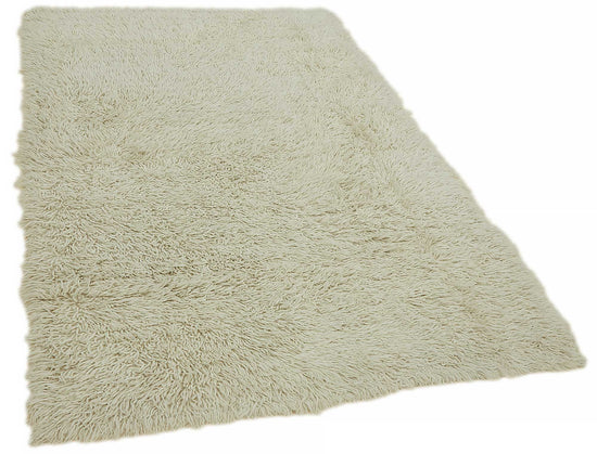 4x7 White Vintage Tulu Rug - 45667